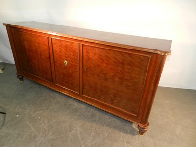 Jules Leleu. Art Deco Rosewood Veneer Sideboard