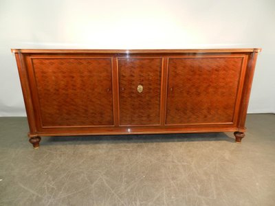 Jules Leleu. Art Deco Rosewood Veneer Sideboard