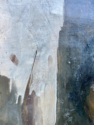 Ritratto di donna nuda - Olio su tela, scuola accademica francese 1880-1900 circa