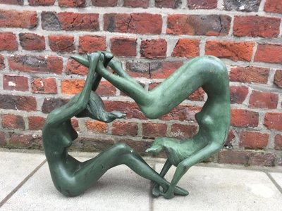 Skulptur Aus Bronze Circa 1970