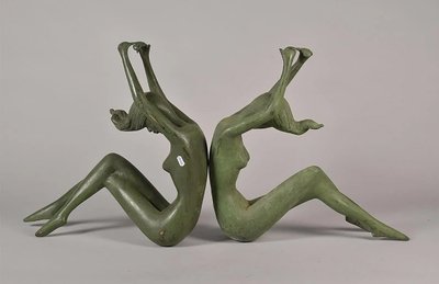 Skulptur Aus Bronze Circa 1970