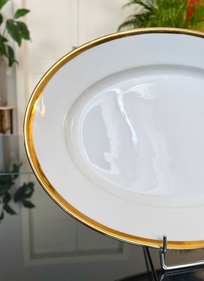 Piatto da portata ovale in porcellana - Pillivuyt - Art Déco