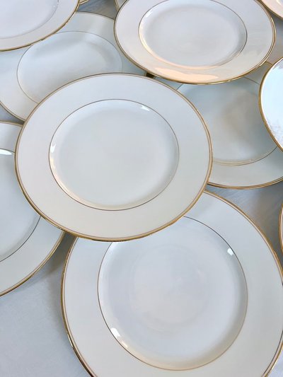 Porcelain Dessert Plates - Dinner Service