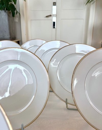 Porcelain Dessert Plates - Dinner Service