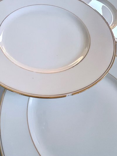 Porcelain Dessert Plates - Dinner Service