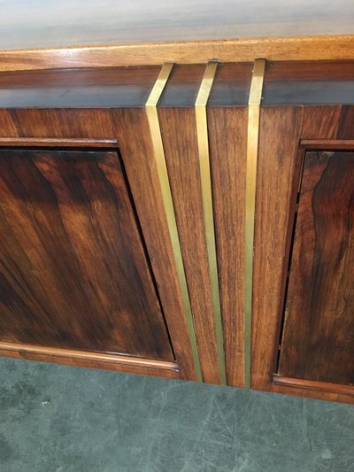 DOMINIQUE, Elegante credenza art déco in palissandro 1930