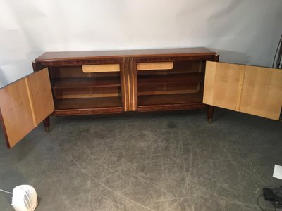 DOMINIQUE, Elegante credenza art déco in palissandro 1930