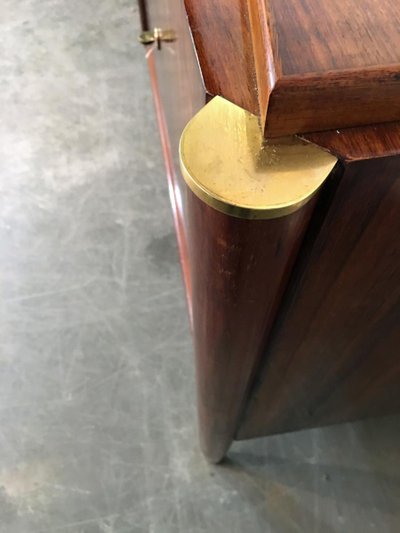 DOMINIQUE, Elegante credenza art déco in palissandro 1930