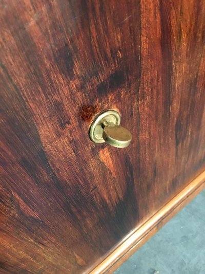 DOMINIQUE, Elegante credenza art déco in palissandro 1930