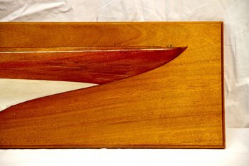 Demi-coque En Bois, XXe Siècle