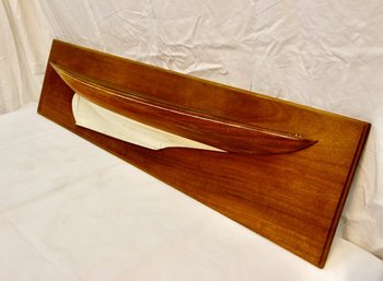 Demi-coque En Bois, XXe Siècle