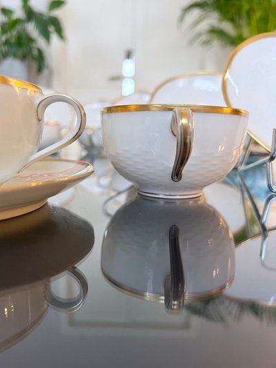 Tazze in porcellana Art Déco - Rouard - Servizio da tè e caffè