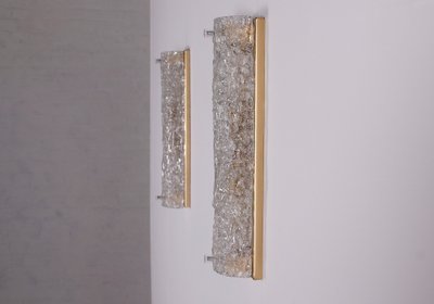 Paire d’appliques en Murano « Vanity Ice Glass »