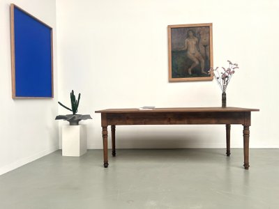 Tavolo antico in rovere massiccio