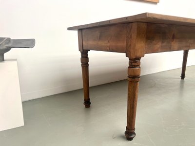 Tavolo antico in rovere massiccio