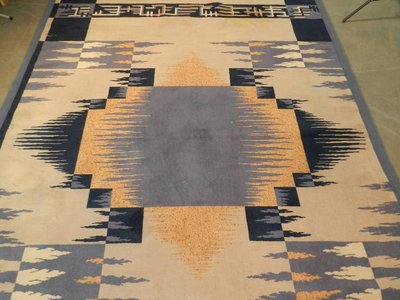 Large Wool Rug, Art Deco Period, Circa 1930