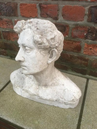 Ernestine Sirine-real (1899-1994) "Busto romantico Art Déco".