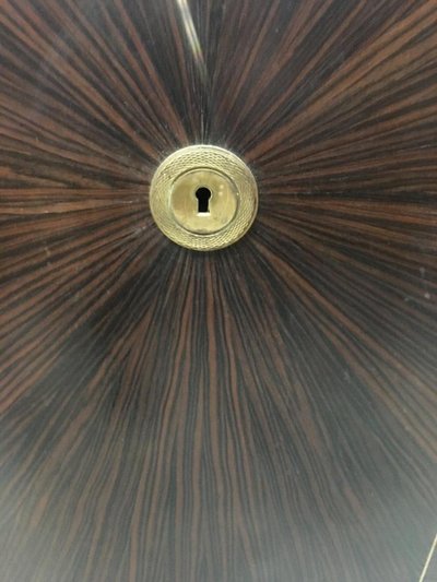 André Boyer, Enfilade Art Deco En Macassar , Bronze, Circa 1940
