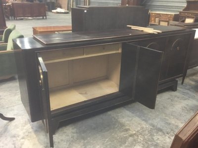André Boyer, Enfilade Art Deco En Macassar , Bronze, Circa 1940