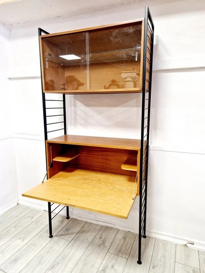 Mid Century Staples Ladderax Shelving Cupboard