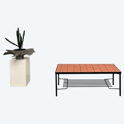 Modernistischer Couchtisch aus den 70er Jahren