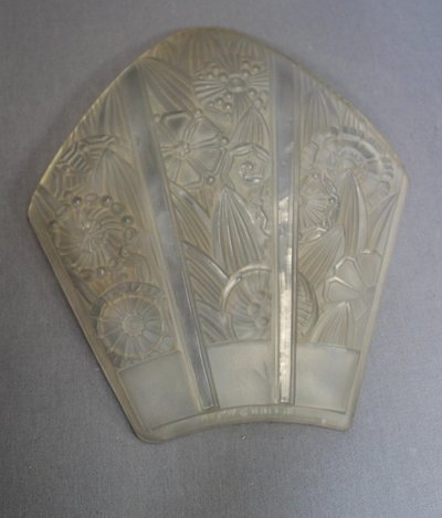 Coppia di appliques angolari Art Déco di Hettier Et Vincent