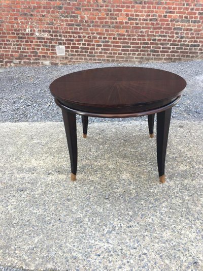 Maxime Old , Macassar Ebony Art Deco Table Circa 1940