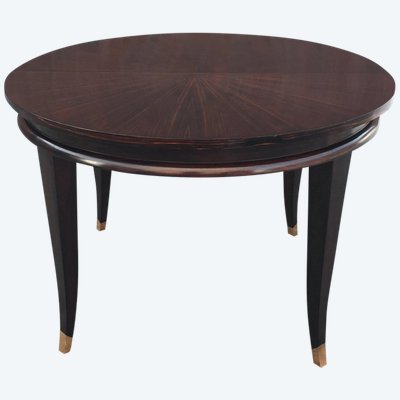 Maxime Old , Macassar Ebony Art Deco Table Circa 1940