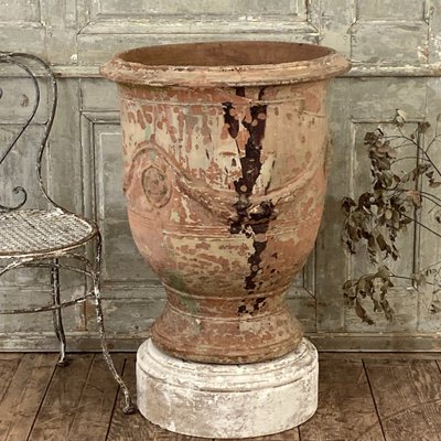 Vase d'Anduze XIX Louis Bourget