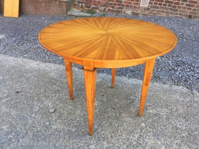 4 elegant Art Deco Chairs, Circa 1940 (table Available)