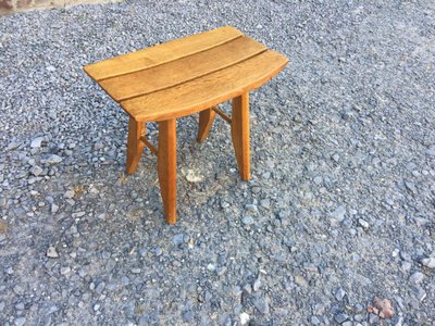 Guillerme Et Chambron, Paire De Tabourets Circa 1950, Edition Votre Maison