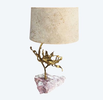 Lampada brutalista firmata Paul Moerenhout, 1970 circa