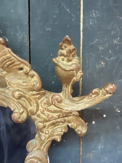 Specchio in stile Regence del XIX secolo, decorazione "cinese