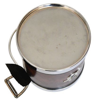 Equestrian horse-themed ice bucket, vintage 1970s