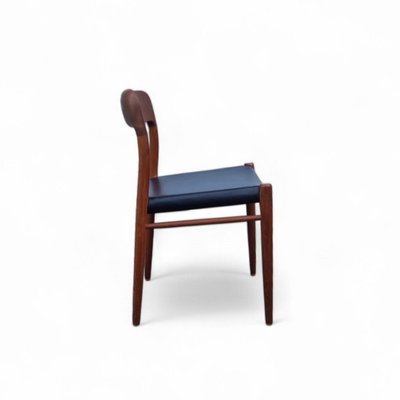 Series Of Six Solid Teak Chairs, Mod. 75, Niels O'moller