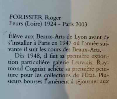 ROGER FORISSIER  1924/2003
