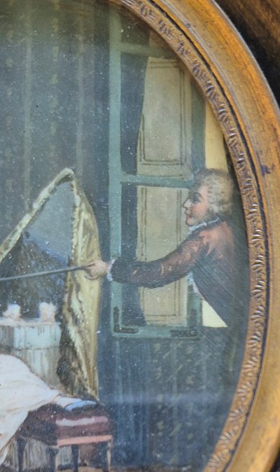 Grivoise miniature signed BEAUVARLET