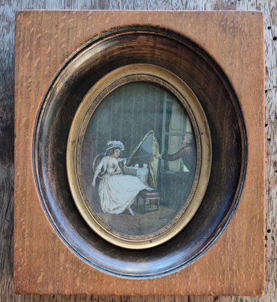 Grivoise miniature signed BEAUVARLET