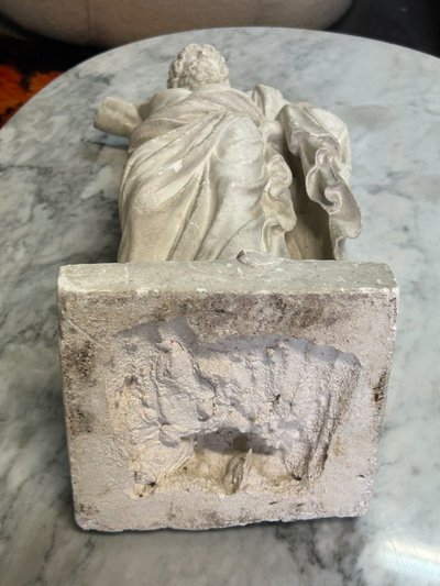 Jupiter - Plaster Sculpture After Anguier Michel (1630-1720) Early 20th Century