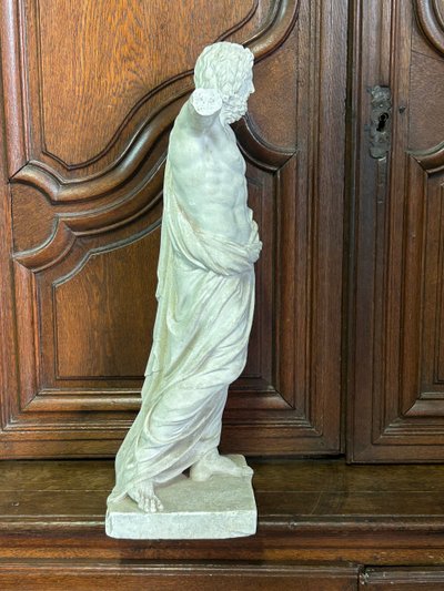 Jupiter - Plaster Sculpture After Anguier Michel (1630-1720) Early 20th Century