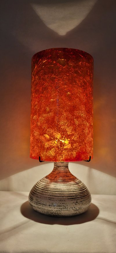 Lampada in ceramica Accolay 1970