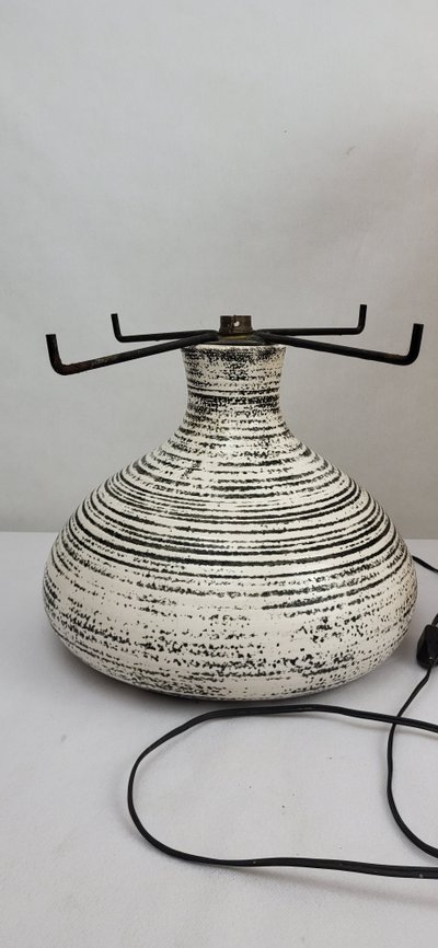 Lampada in ceramica Accolay 1970