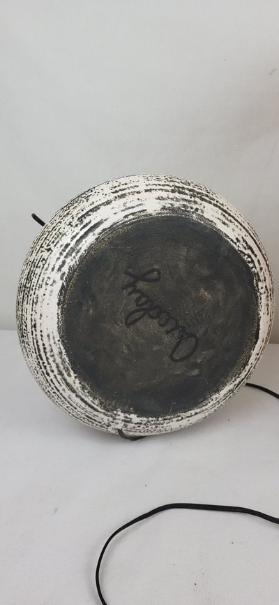 Lampada in ceramica Accolay 1970