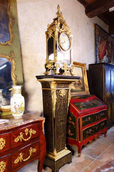 Wichtiges Kartell auf Scheide in Boulle-Marketerie: Minerva Beschützerin der Künste, von Thuret