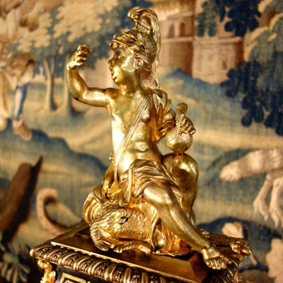 Wichtiges Kartell auf Scheide in Boulle-Marketerie: Minerva Beschützerin der Künste, von Thuret
