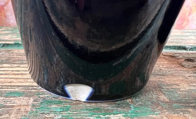 Coppia di vasi in porcellana - Manufacture de Sèvres - Blu intenso - Fine XIX/inizio XX secolo