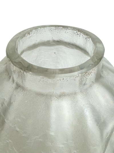 Montjoye - Legras Vase Triboulet mit Alpenveilchen-Dekor