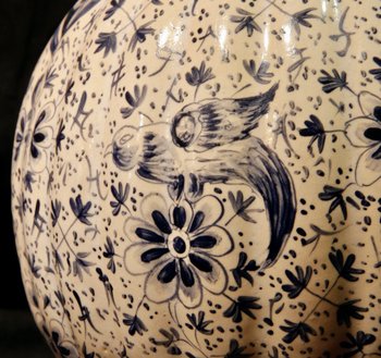 Clamecy Vase aus Steingut / Keramik, 19. Jahrhundert