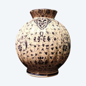 Vase Clamecy En Faïence / Céramique, XIXe Siècle