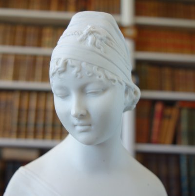 Niderviller (attributed to): bust of Madame Récamier in cookie Porcelain - early 19th century
